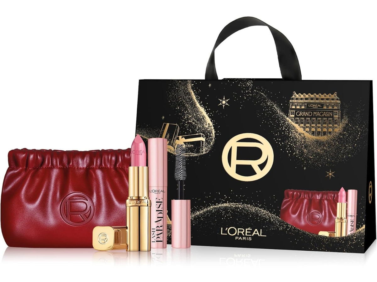 L'oreal pochette rossa cr + mini mascara