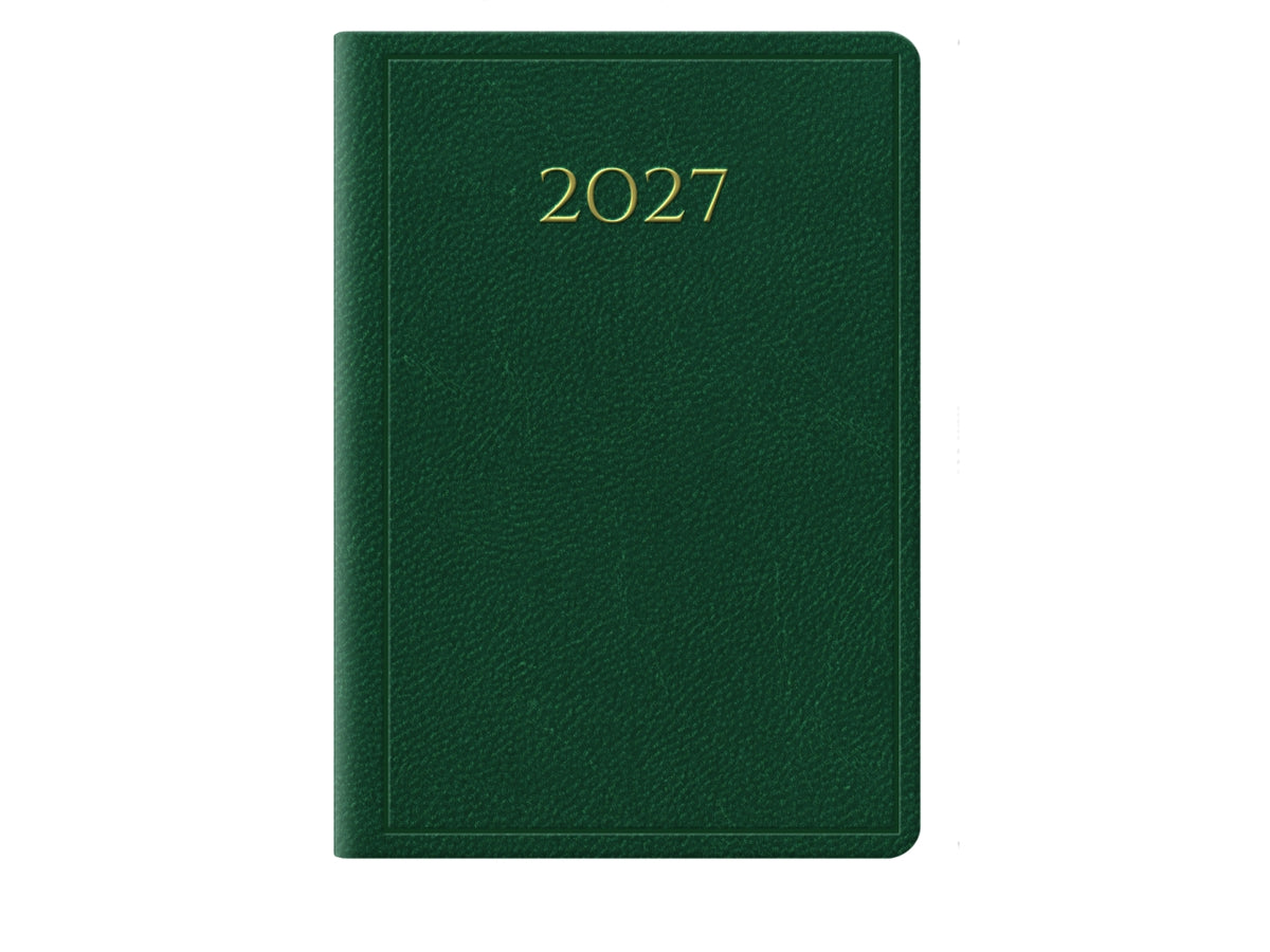 Agenda 2027 madrid 17x24cm giornaliera verde