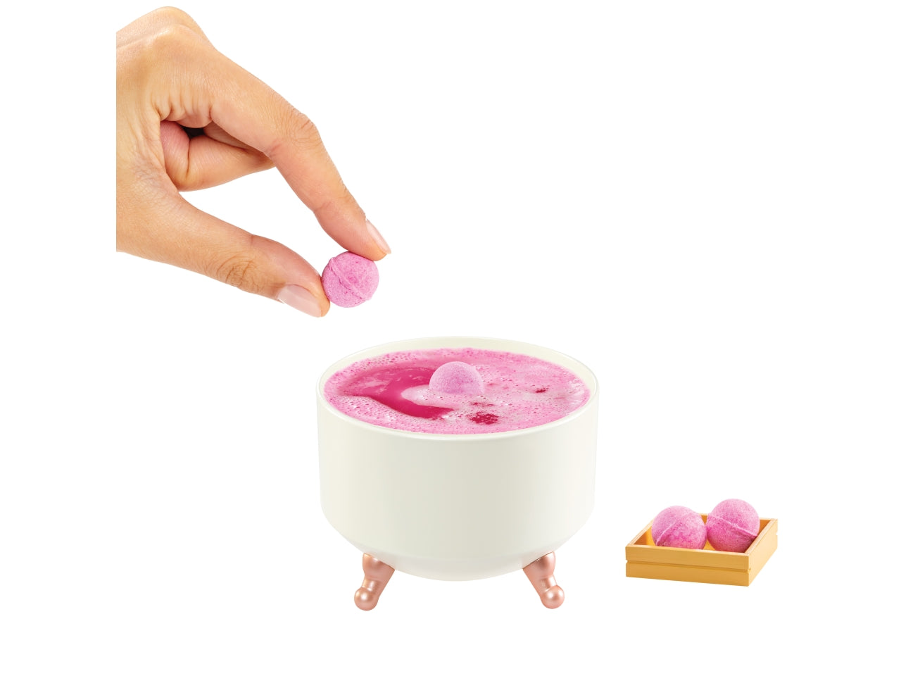 Miniverse make it mini spa con veri mini ingredienti e accessori per creare la tua mini spa | Mga