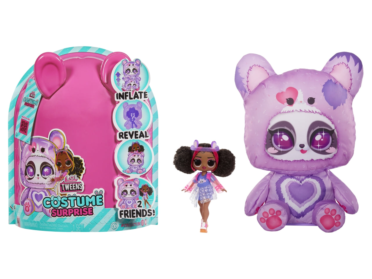 LOL Surprise Tweens Costume Surprise Hoops Cutie: Bambola Fashion Multicolor con Accessori e Costume Gonfiabile, Gioco Unisex per Bambini 4+ | MGA Entertainment