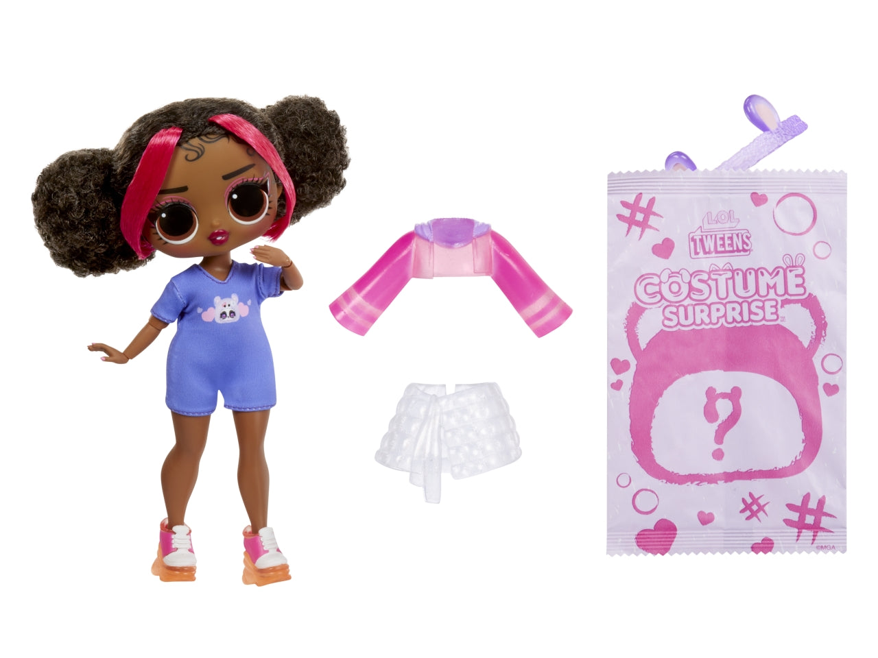 LOL Surprise Tweens Costume Surprise Hoops Cutie: Bambola Fashion Multicolor con Accessori e Costume Gonfiabile, Gioco Unisex per Bambini 4+ | MGA Entertainment