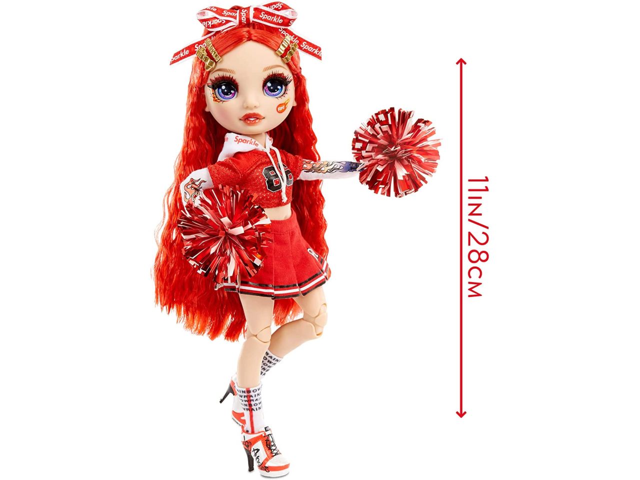 Fashion doll mga rainbow high cheer doll ruby anders