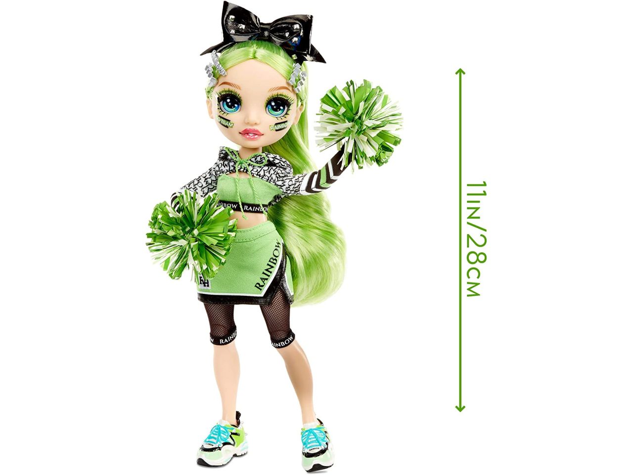 Fashion doll mga rainbow high cheer doll jade hunter