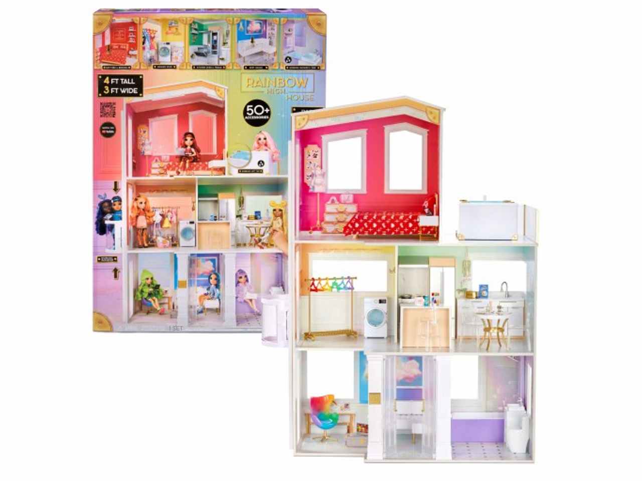 Rainbow high fashion dorm house 574330§25