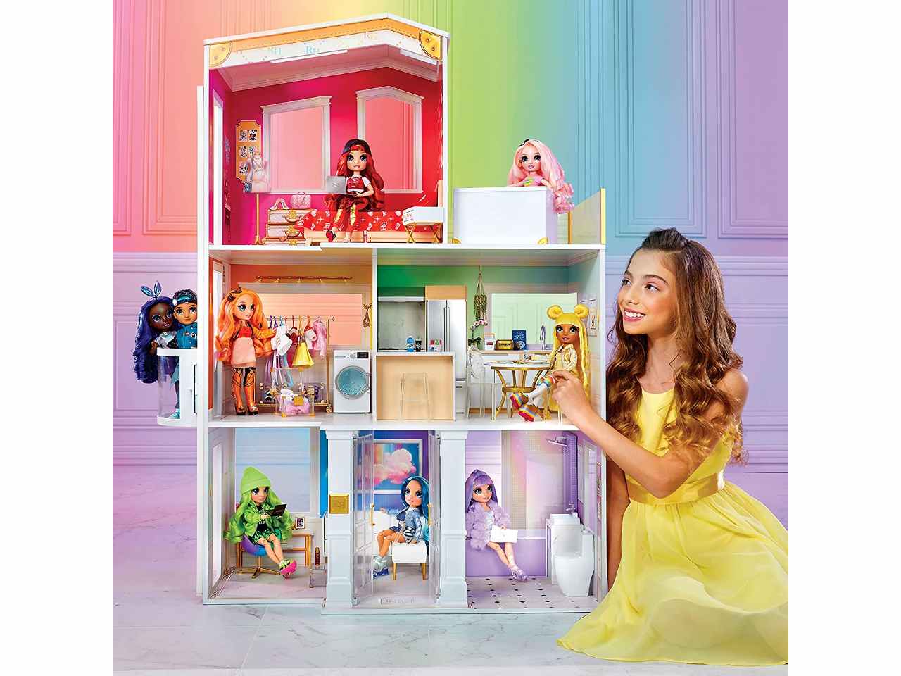 Rainbow high fashion dorm house 574330§25