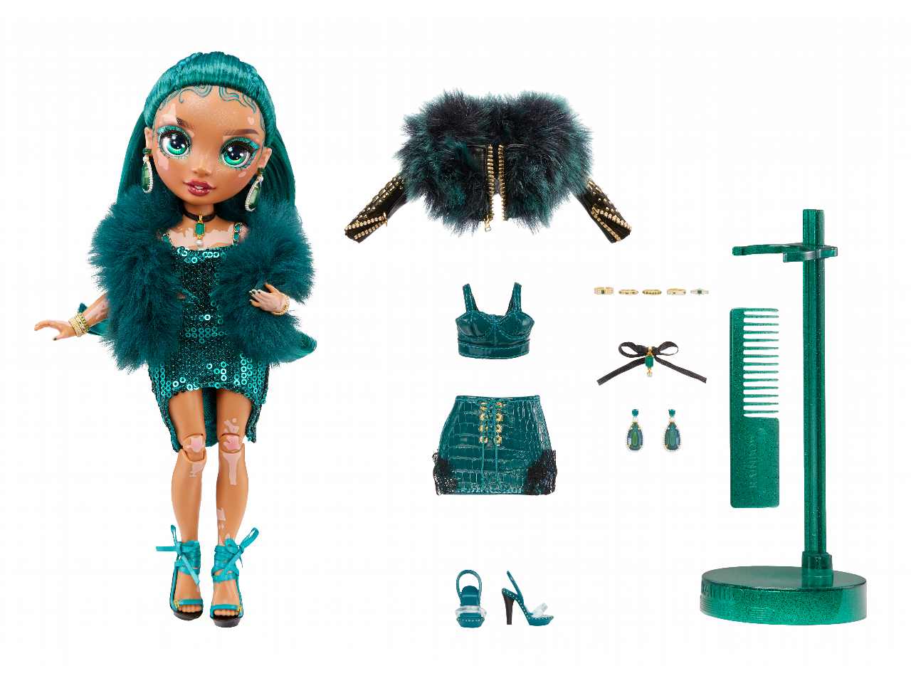 Rainbow high core fashion doll s4 jewel richie emerald