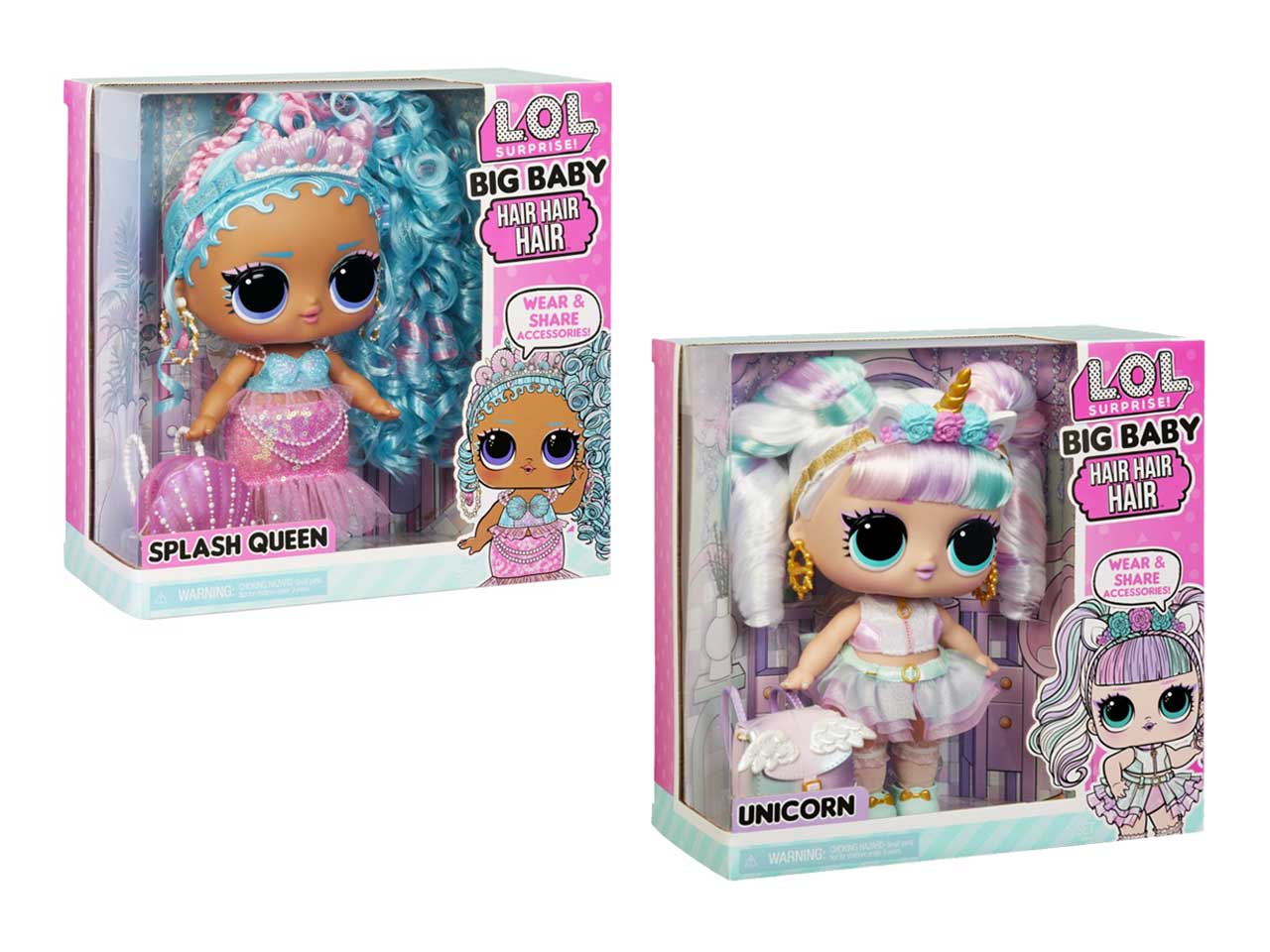 Fashion doll mga l.o.l surprise big baby hair hair hair
