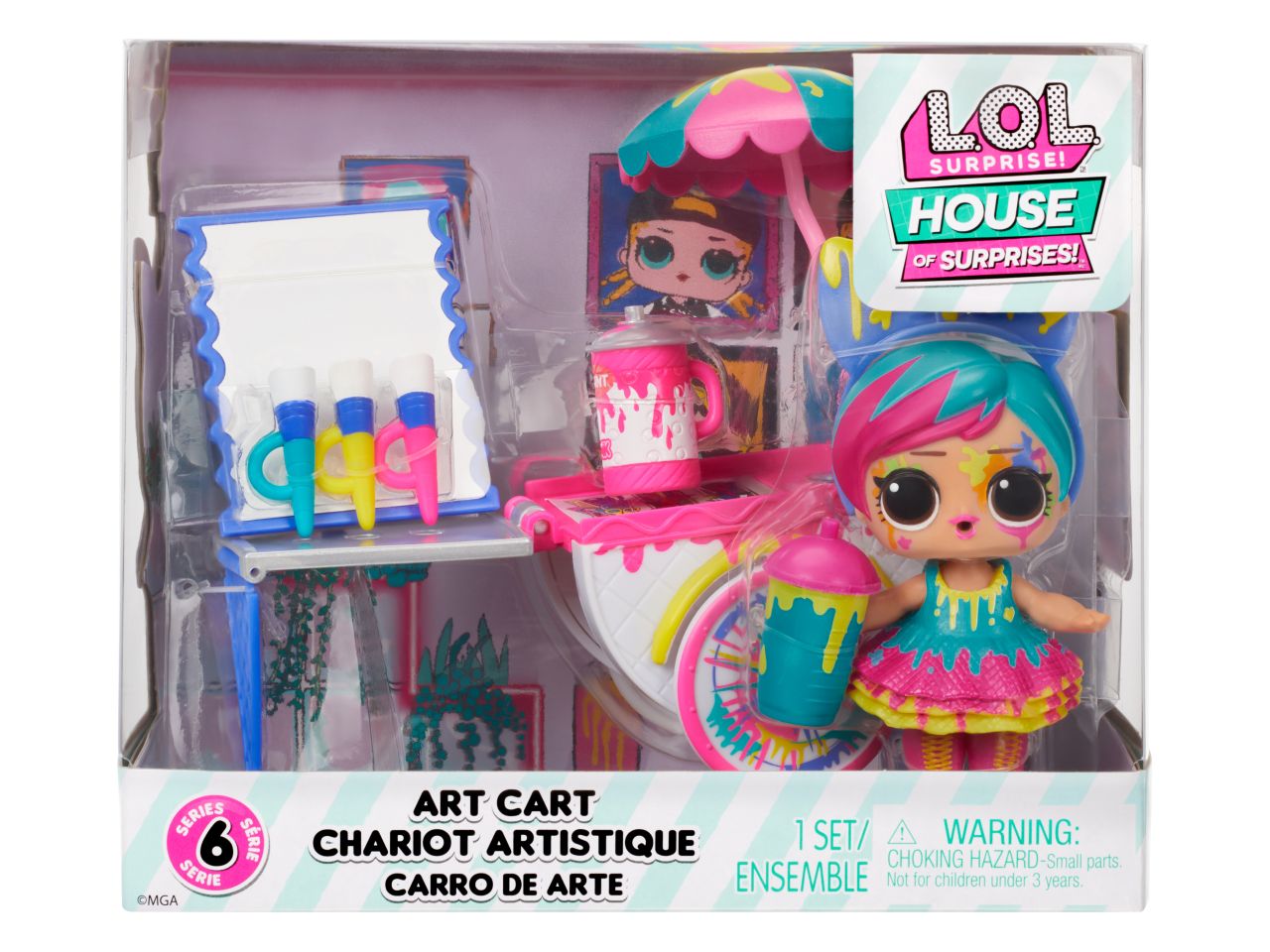 L.o.l. surprise hos playset con bambola