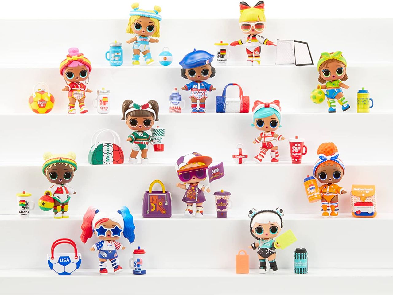 Fashion doll mga l.o.l surprise x fifa world cup qatar 2022