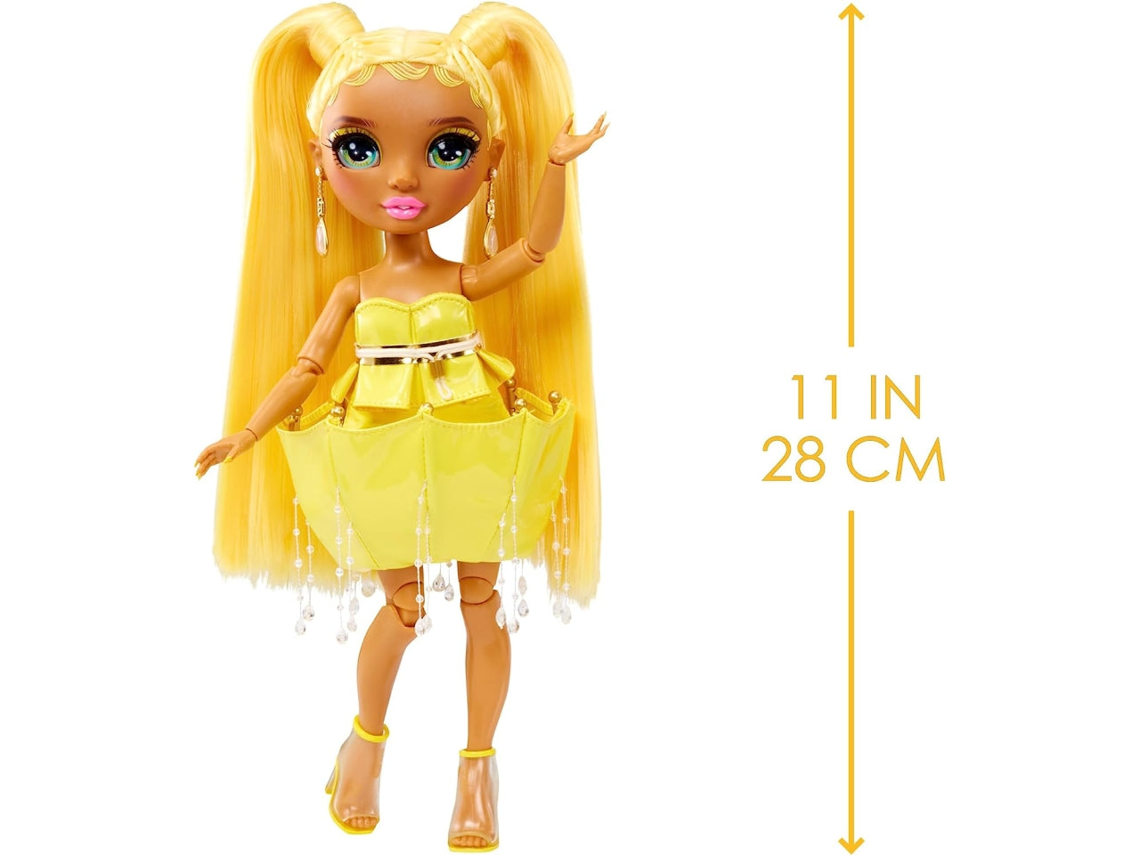 Rainbow high fantastic fashion doll - yellow