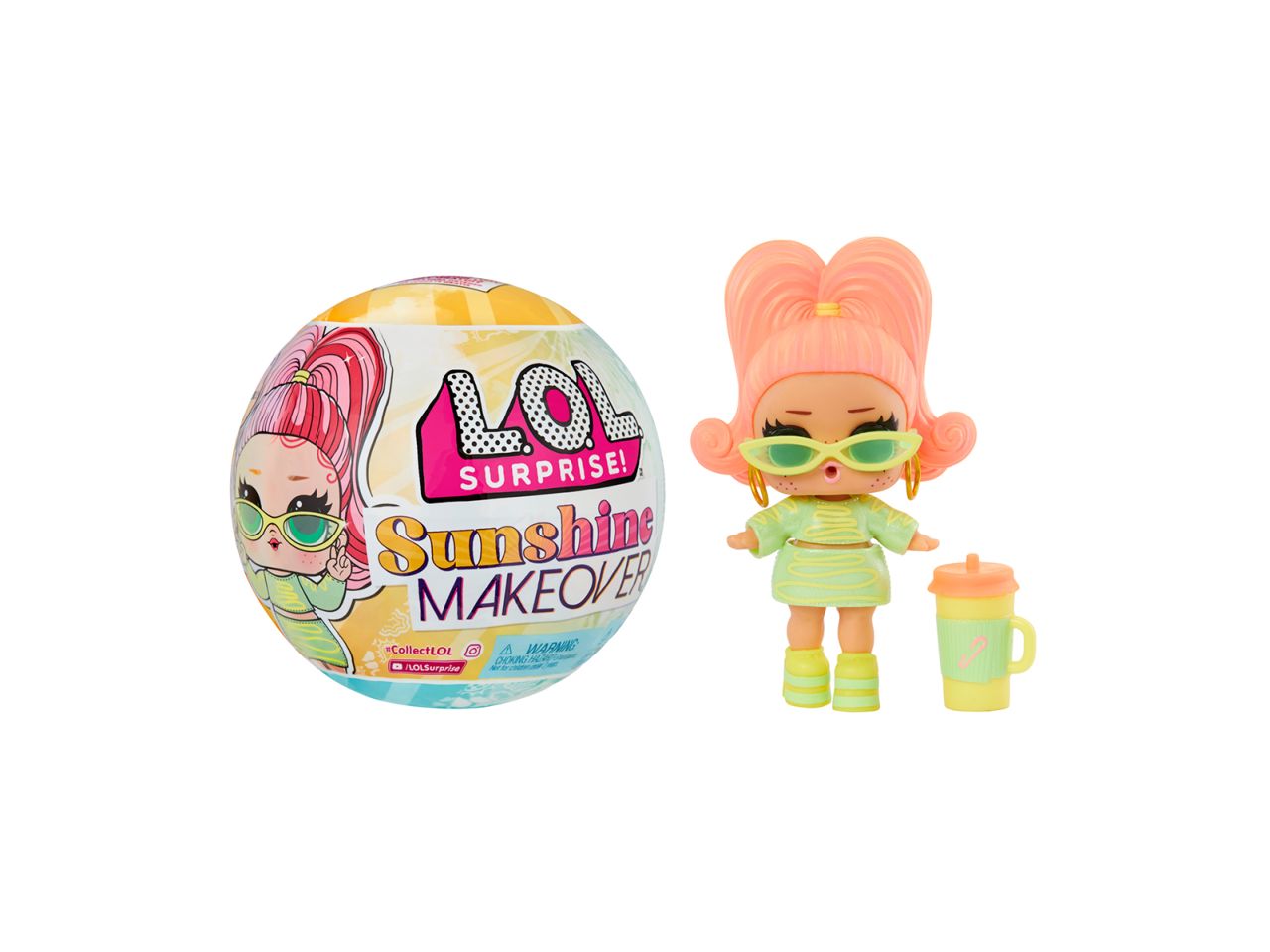 L.o.l. surprise sunshine makeover doll assortite in pdq