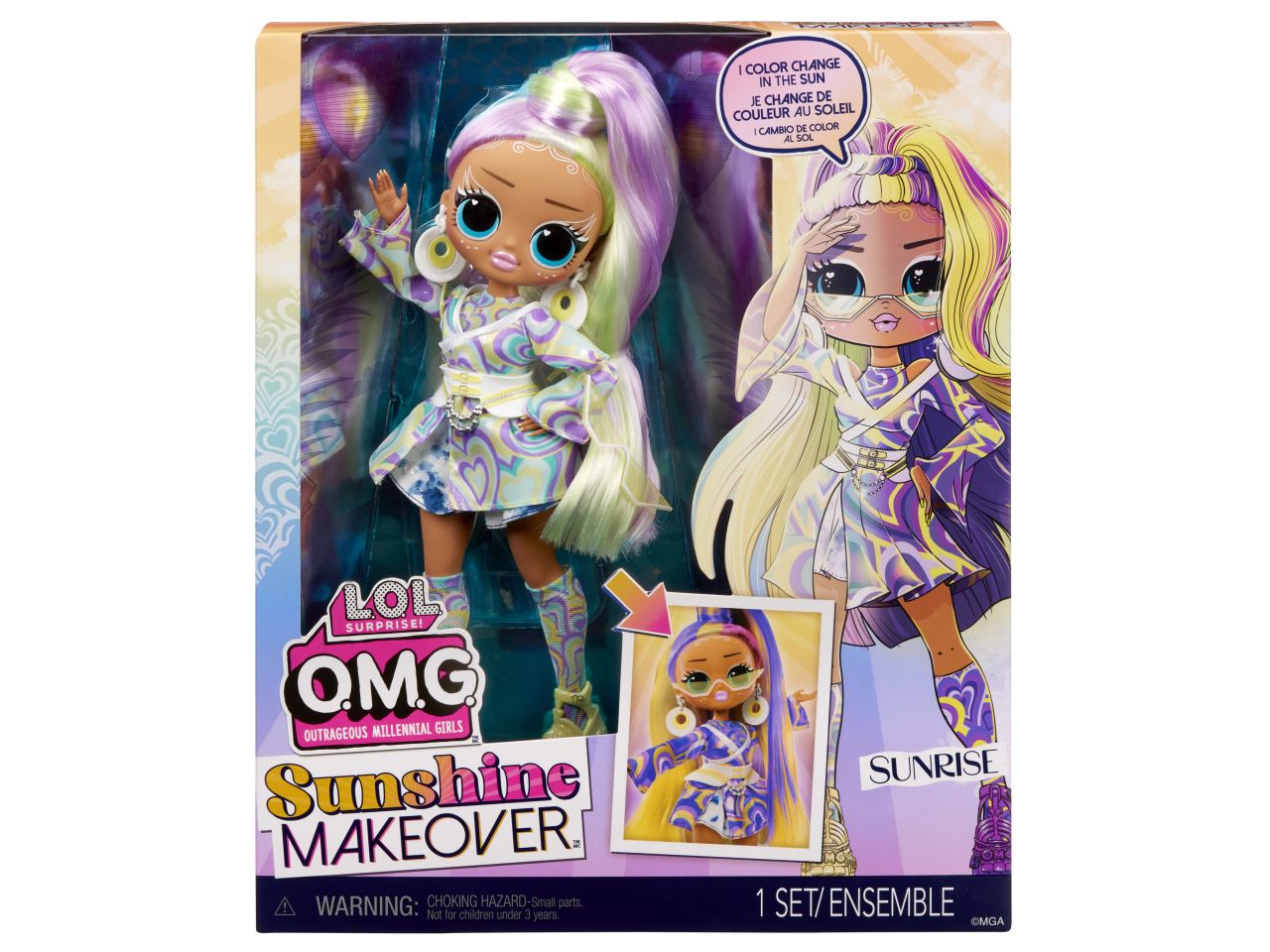 L.o.l. surprise omg sunshine makeover sunrise