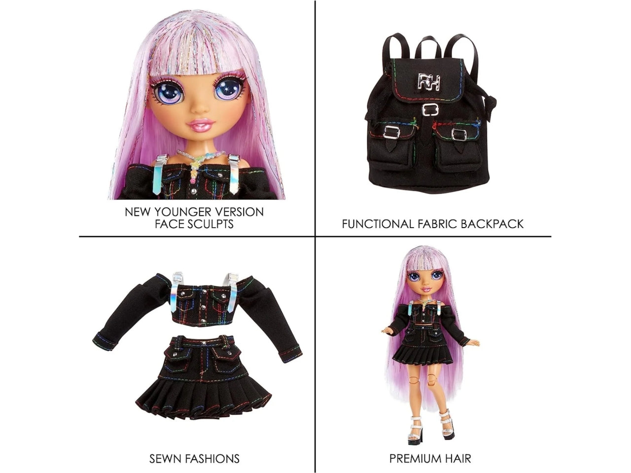 Rainbow high junior high special edition doll - avery styles rainbow