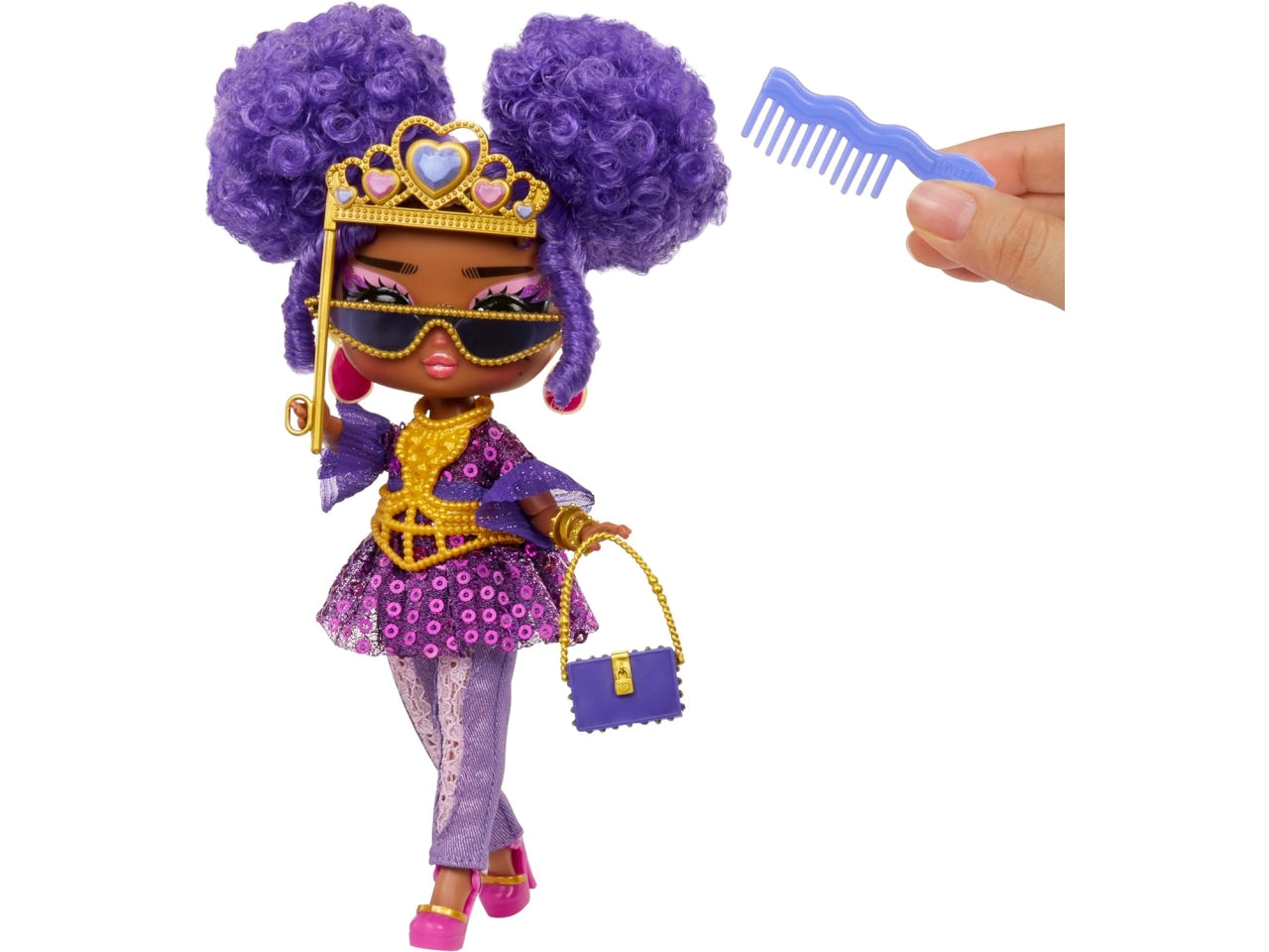 L.o.l. Surprise tweens core doll Cassie Cool, bambola con 10 accessori, 4+ anni Mga