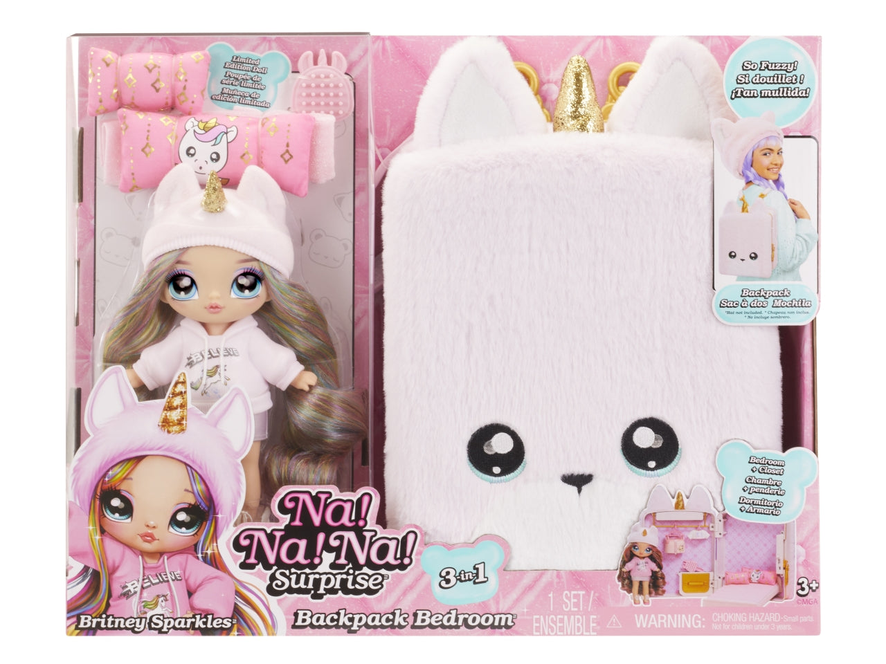 Na!na!na! surprise 3-in-1 backpack bedroom unicorn playset