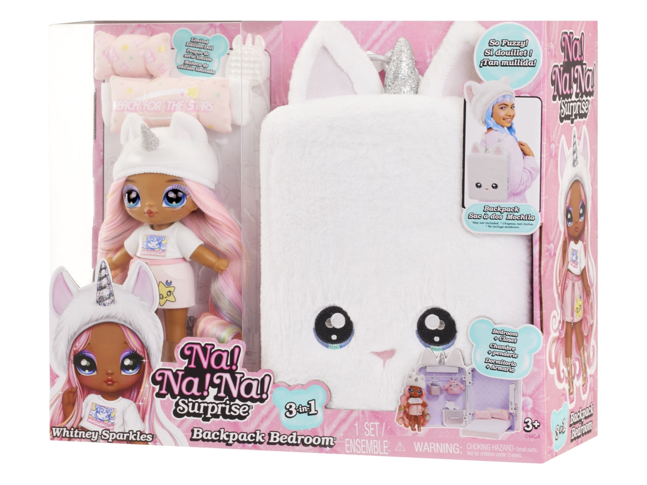 Na!na!na! surprise 3-in-1 backpack bedroom unicorn playset