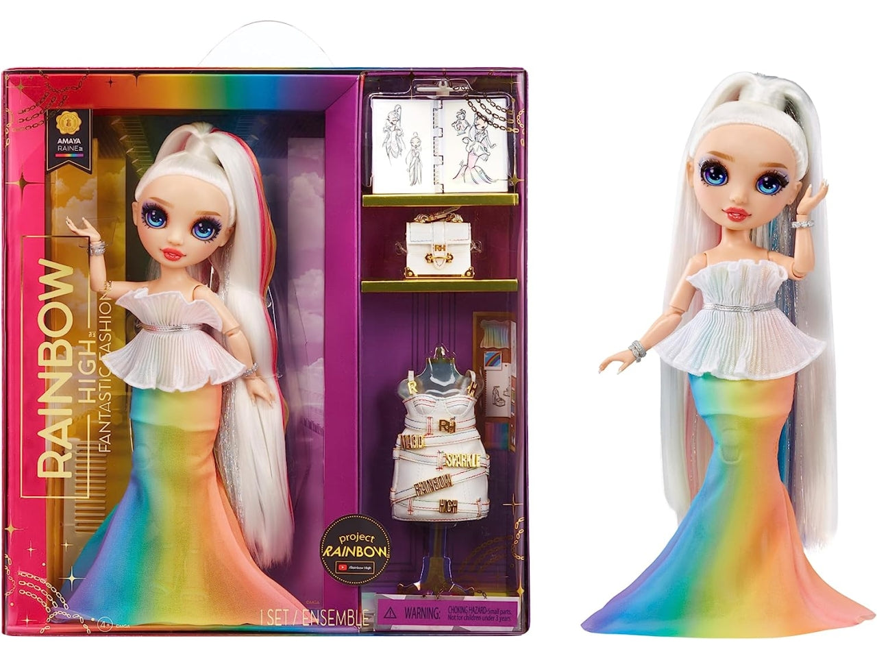 Rainbow high fantastic fashion doll - rainbow