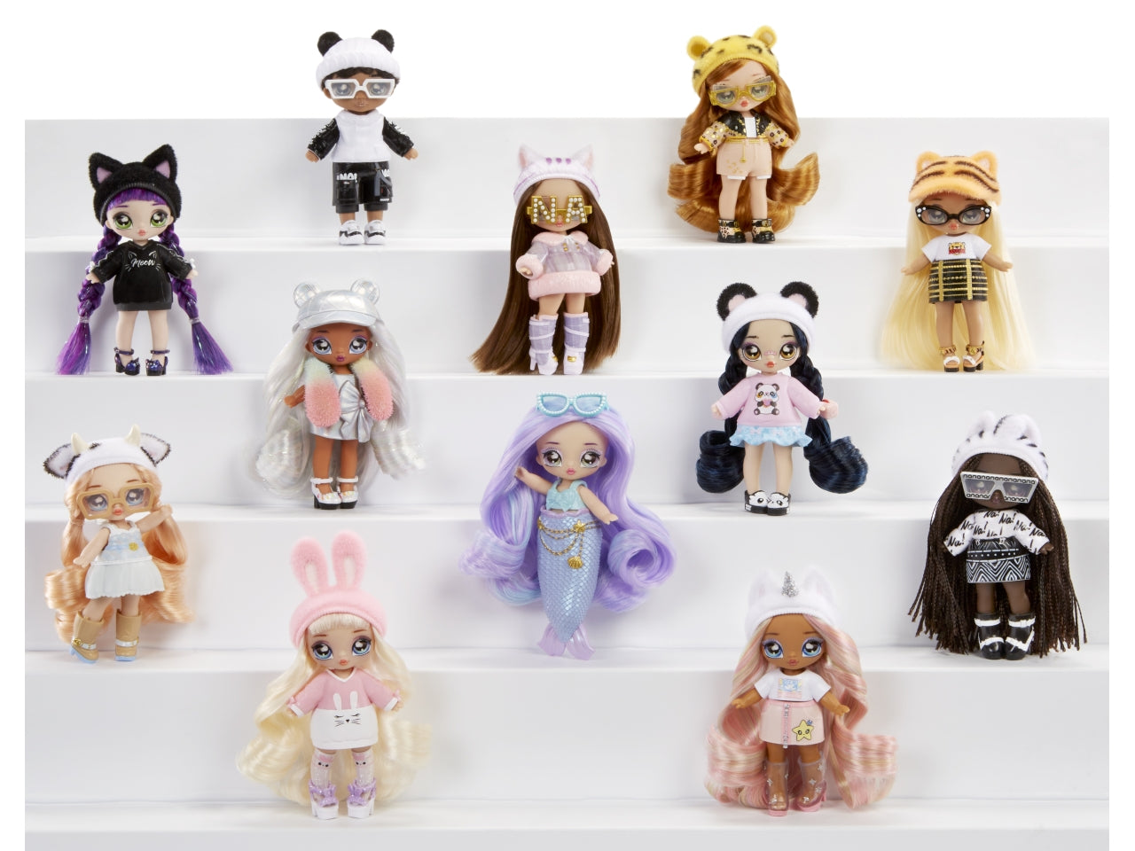 Na! Na! Na! Surprise minis series 3, bambolina 10 cm a sorpresa con coriandoli, 3+ anni, Mga