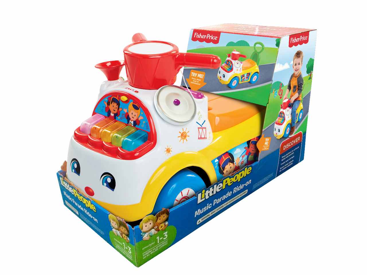 Fisher price music parade cavalcabile 39988-4l
