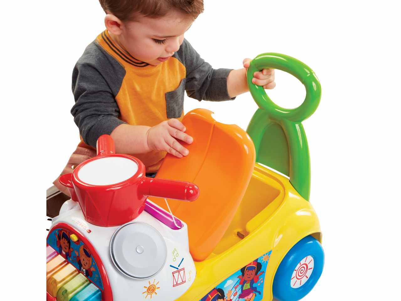 Fisher price music parade cavalcabile 39988-4l