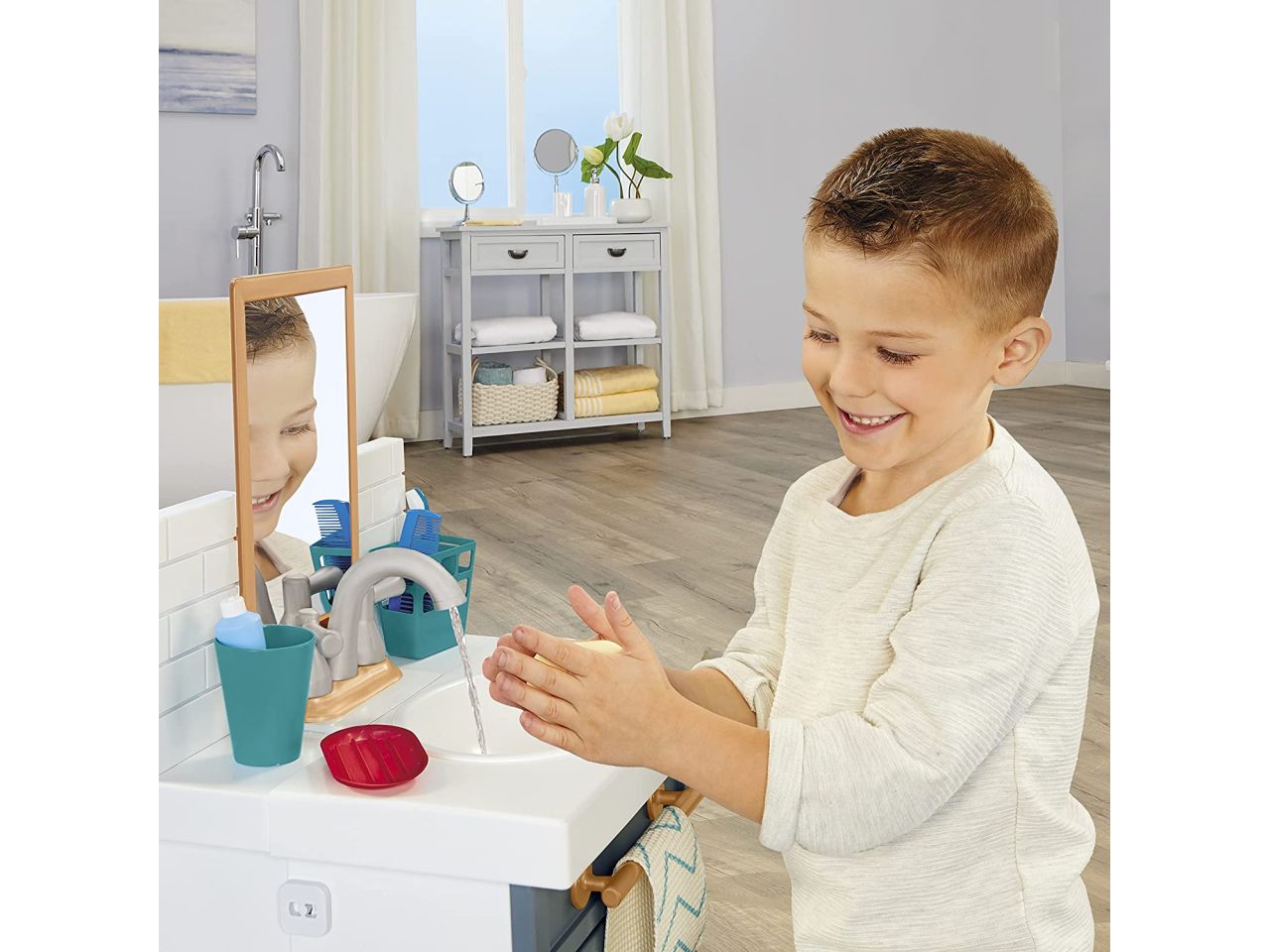 First bathroom sink 657771