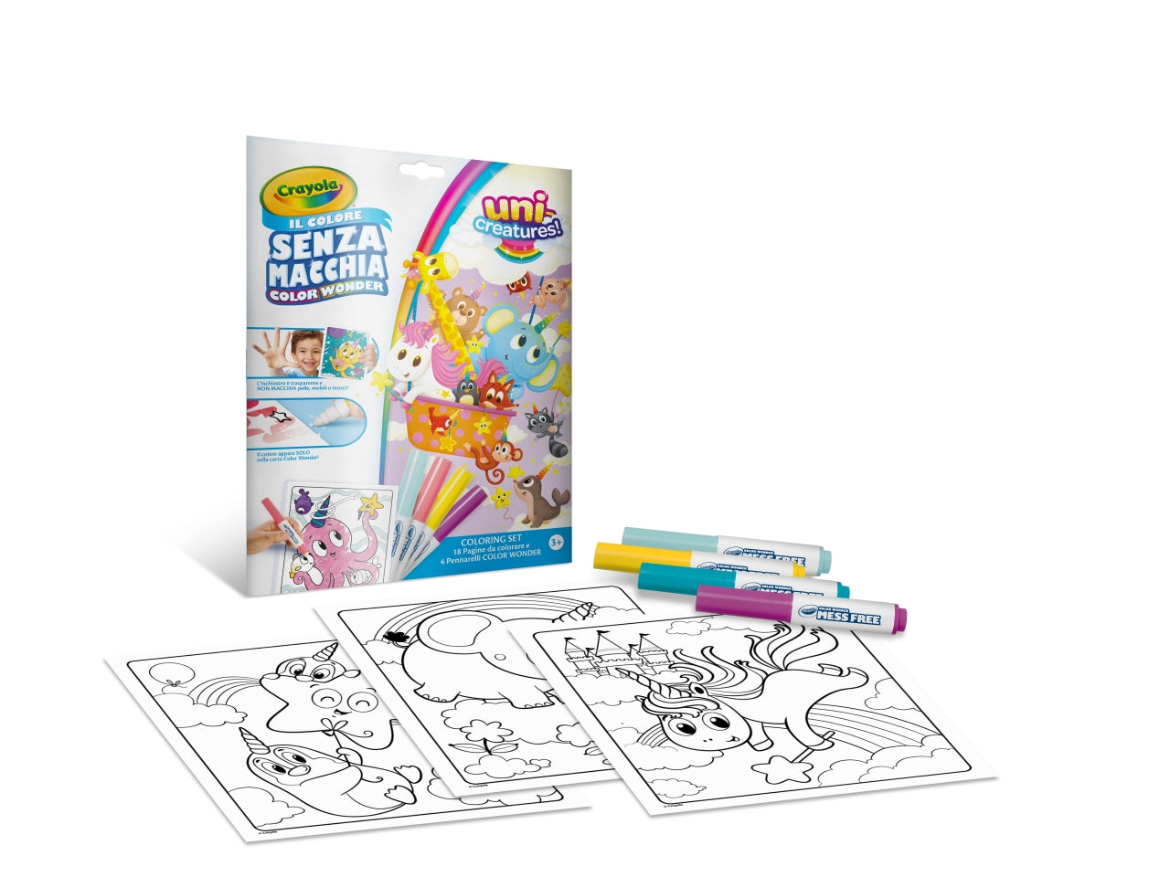 Coloring Set Crayola Uni-Creatures Color Wonder