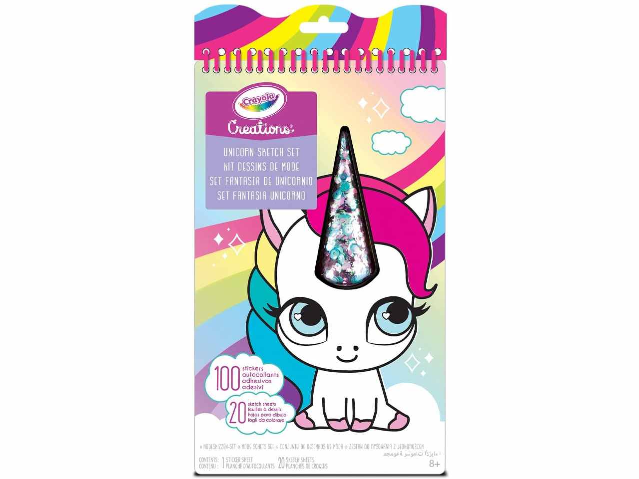 Set con Album da Colorare e Adesivi Crayola Creations