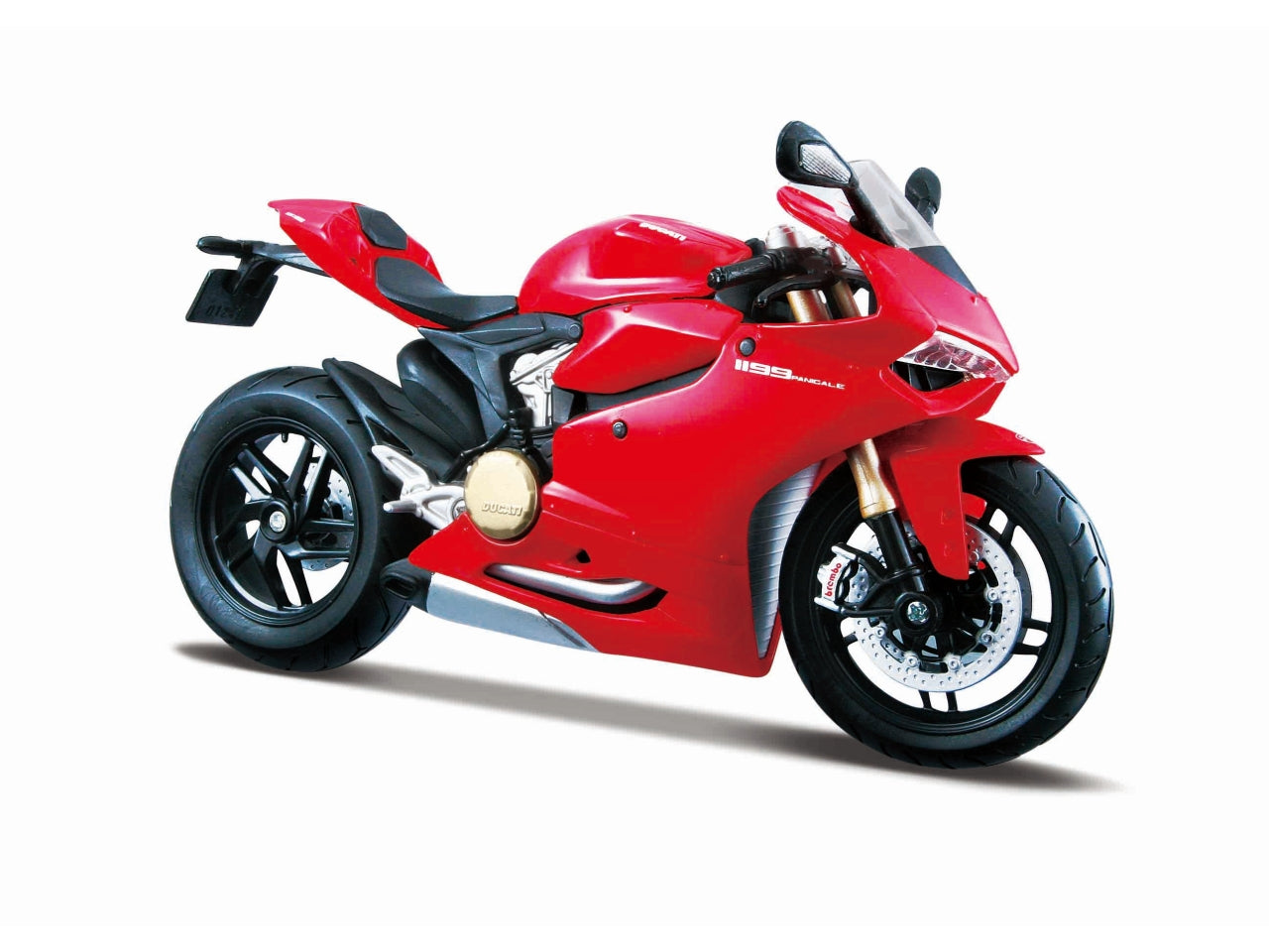 Modellino Moto Ducati - Scala 1:12 Modelli Assortiti: Die-cast, Licenza Ufficiale Ducati, Dettagli Realistici, Dimensioni 21,4x12,1x7 cm, Età 3+ | Maisto