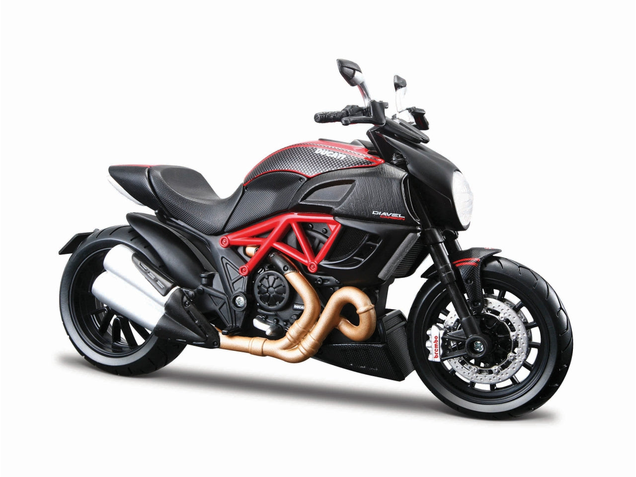 Modellino Moto Ducati - Scala 1:12 Modelli Assortiti: Die-cast, Licenza Ufficiale Ducati, Dettagli Realistici, Dimensioni 21,4x12,1x7 cm, Età 3+ | Maisto