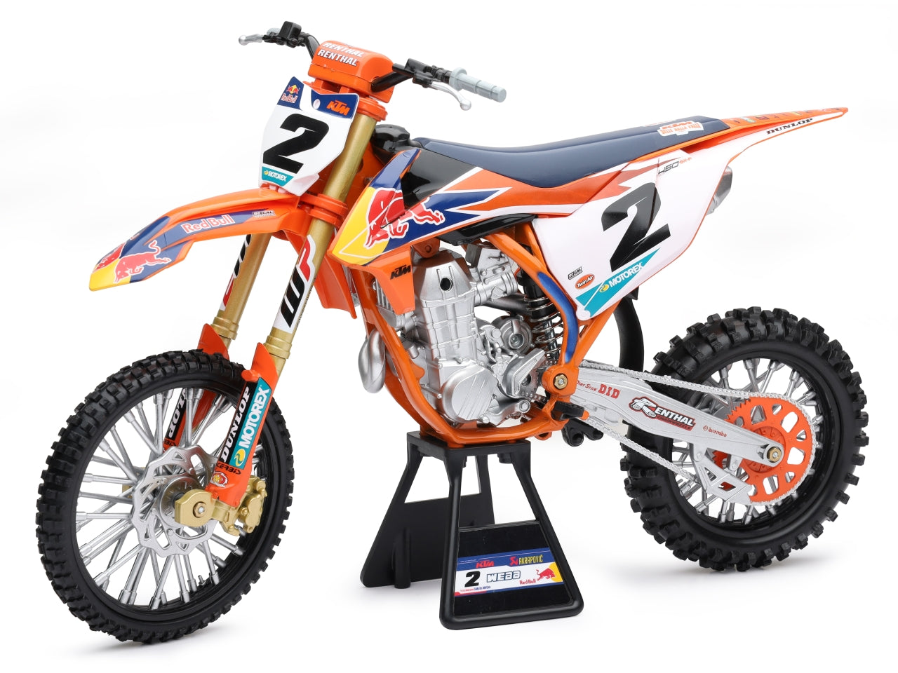 Red bull ktm 450 sx-f racing team cooper webb scala 1:6