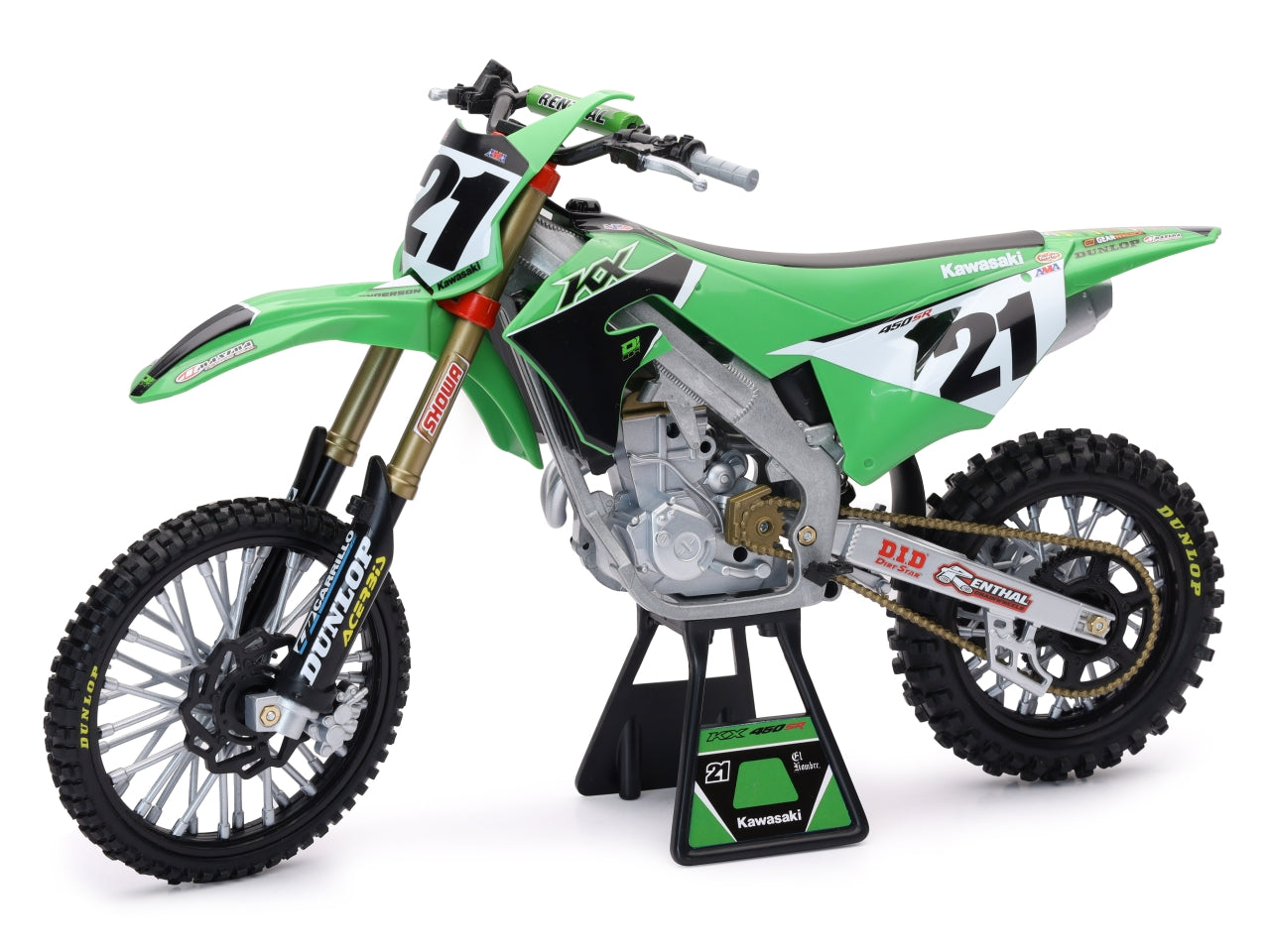 Kawasaki racing kx450 anderson 21 scala 1:6