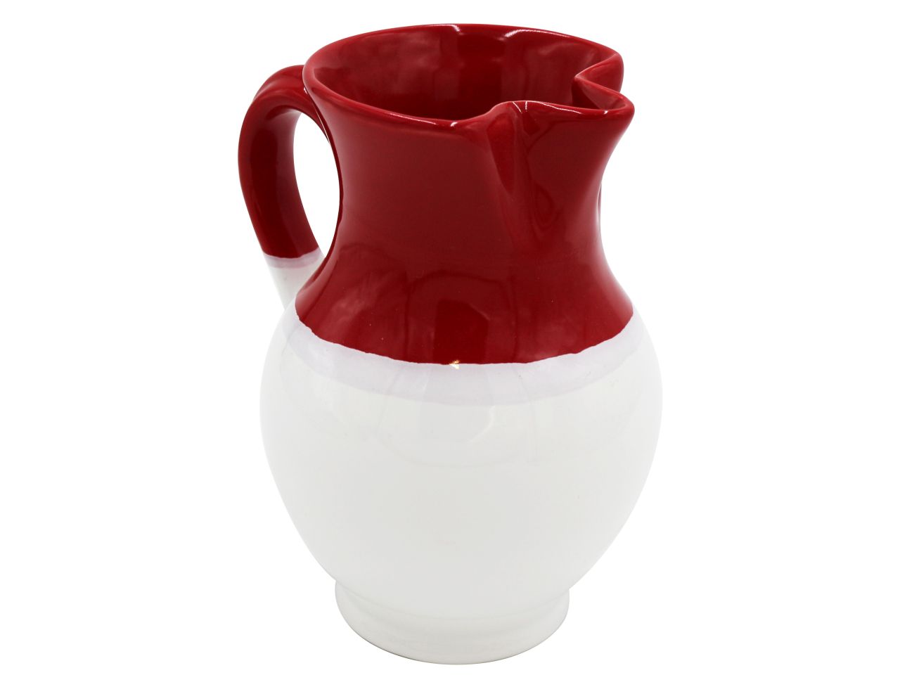 Brocca bicolore rossa