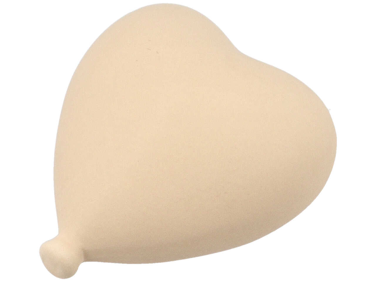 Cuore matte pesca 7,5cm