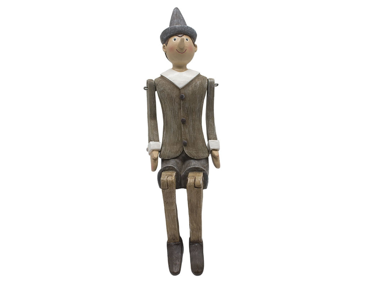 Statua pinocchio in resina 13x8,5x27,5cm