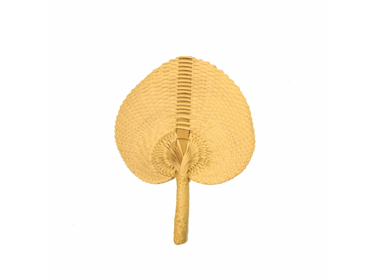 Ventaglio pay-pay naturale in fibra vegetale 24x30 cm - Missander