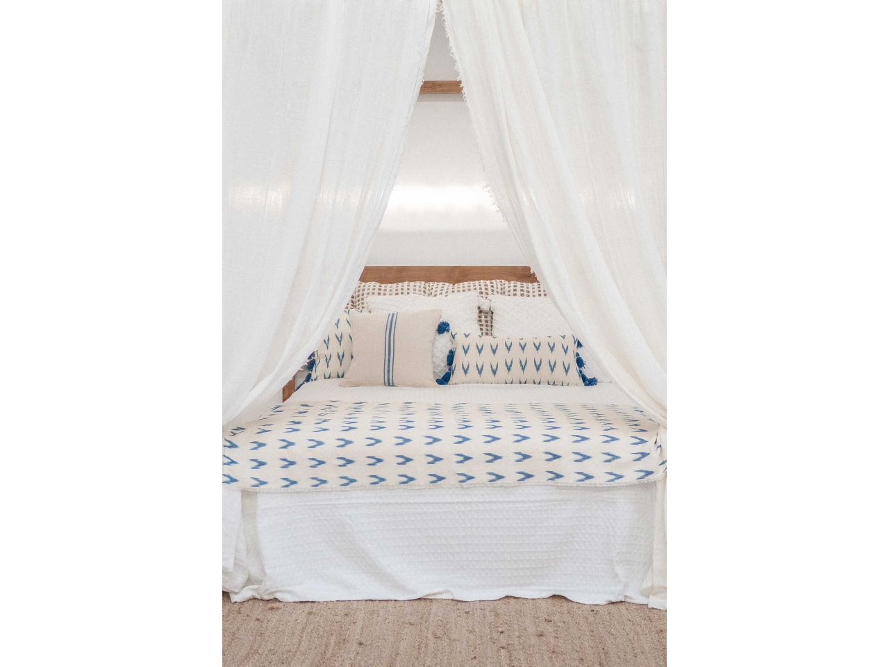 Tenda fray 140x280cm colore bianco