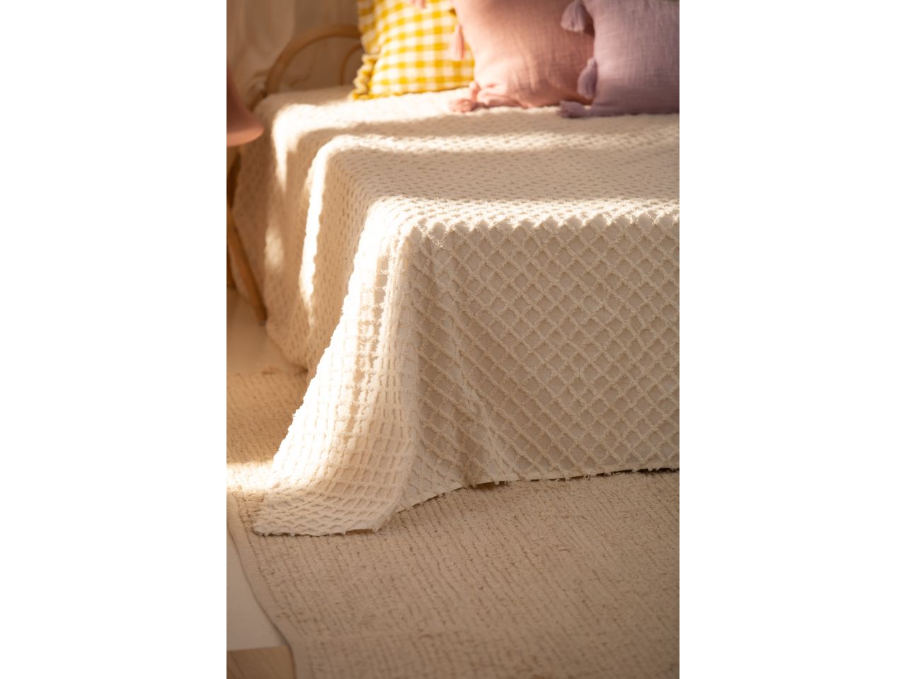 Copriletto royal 270x280cm colore ecru
