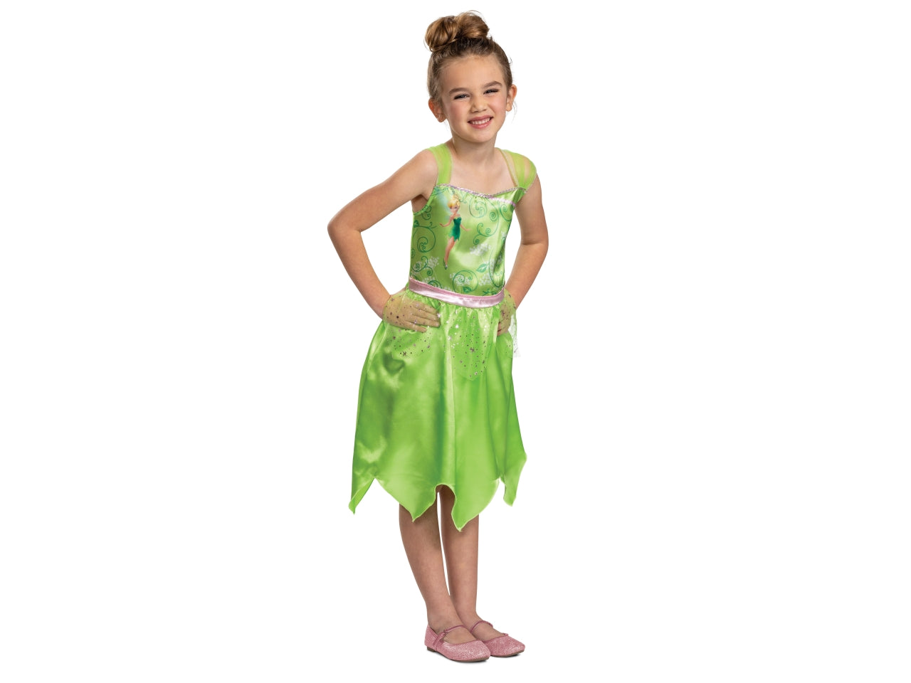 Costume disney fairies trilli basic plus taglia xs - 3-4 anni