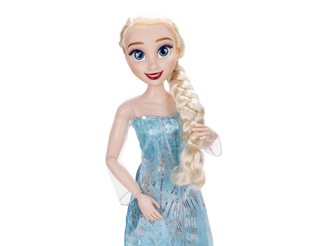 Frozen bambola playdate 80cm elsa articolata con accessori