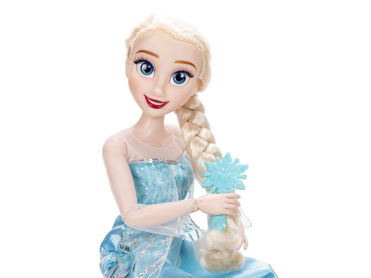 Frozen bambola playdate 80cm elsa articolata con accessori