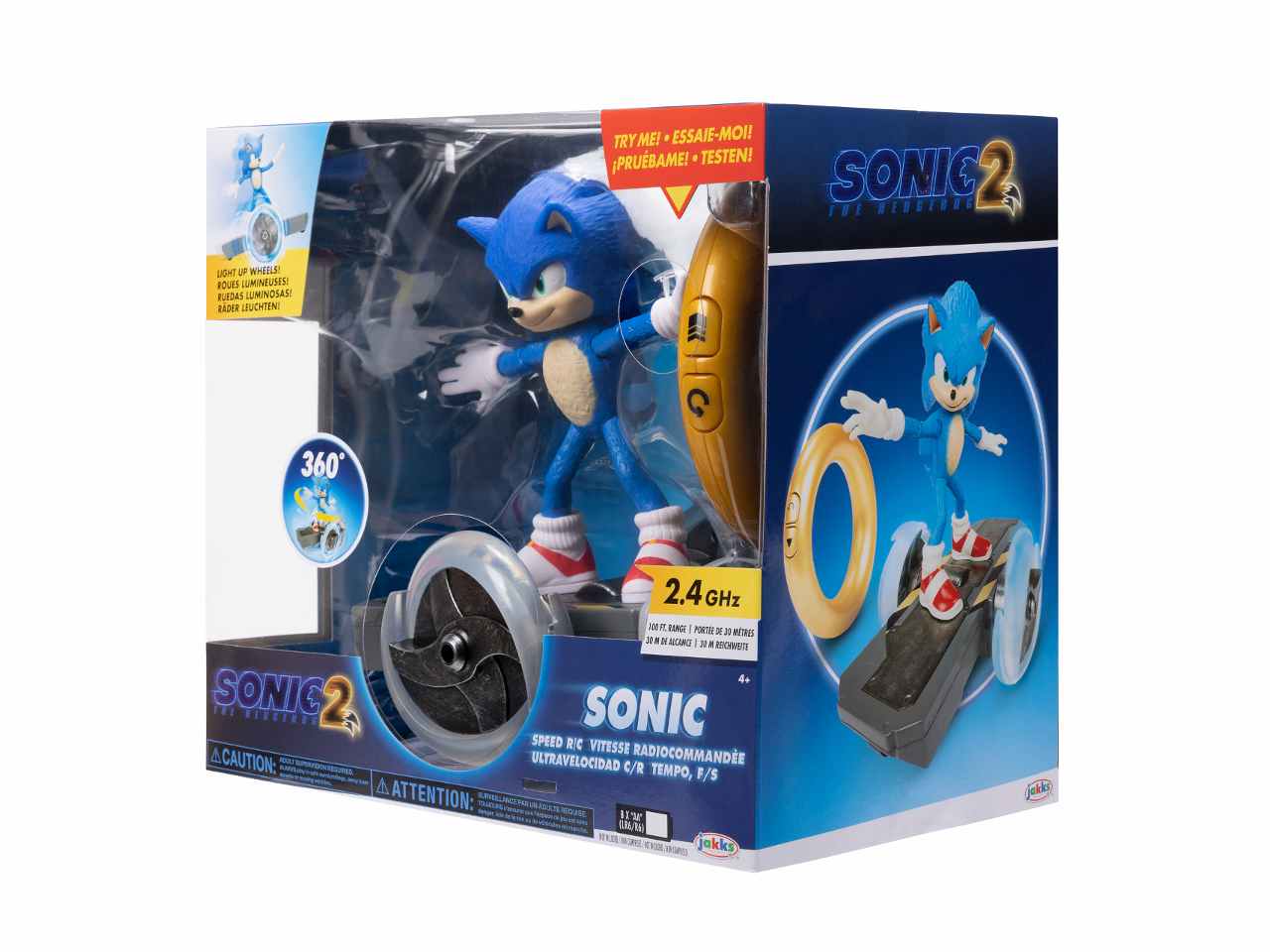 Sonic 2 movie sonic speed r/c 409244 $