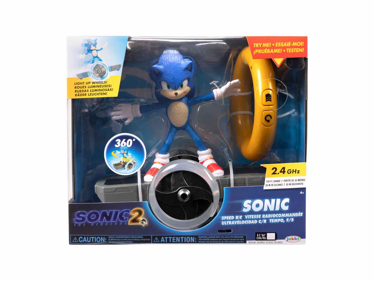 Sonic 2 movie sonic speed r/c 409244 $