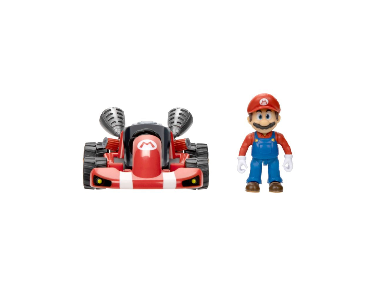 Super mario movie personaggio 6cm con kart assortiti