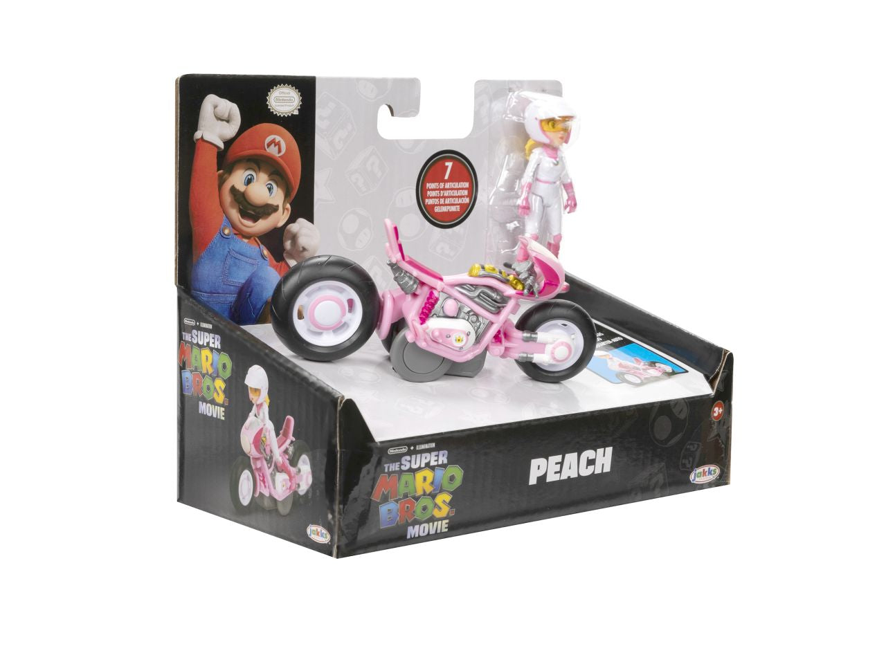 Super mario movie personaggio 6cm con kart assortiti