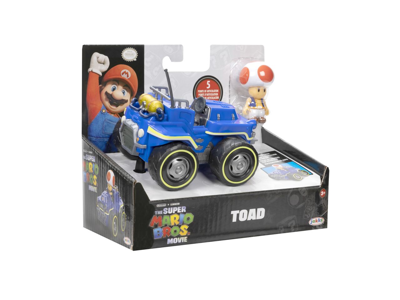Super mario movie personaggio 6cm con kart assortiti