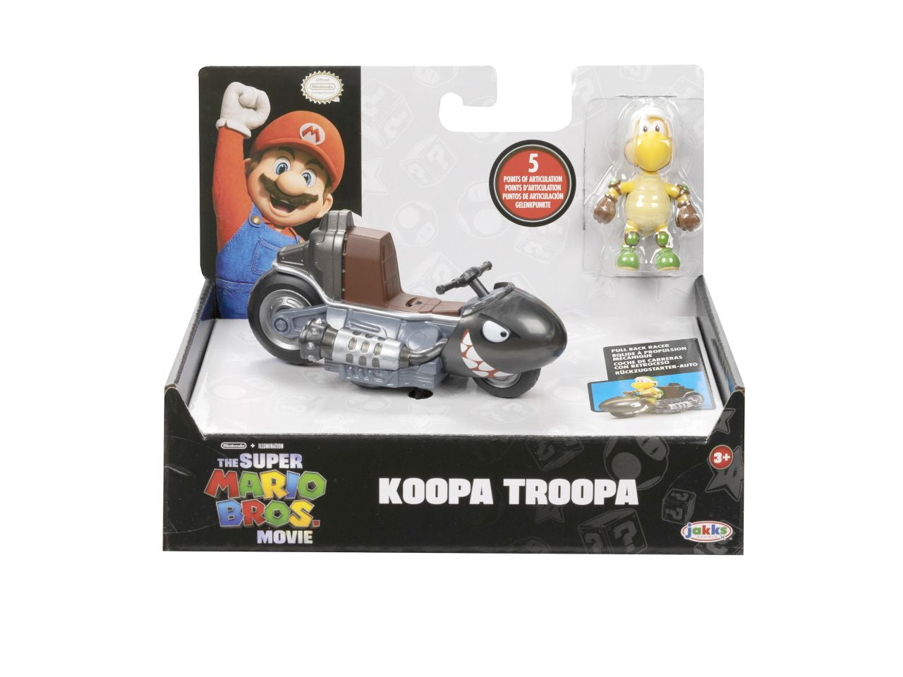 Super mario movie personaggio 6cm con kart assortiti