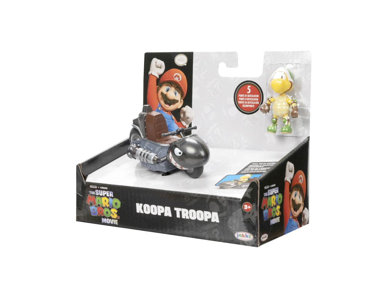Super mario movie personaggio 6cm con kart assortiti