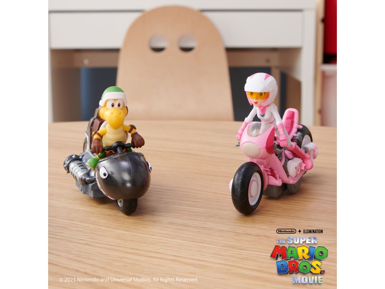 Super mario movie personaggio 6cm con kart assortiti