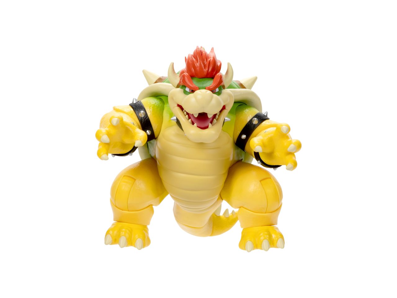 Super mario movie action figure di bowser 18cm con suoni