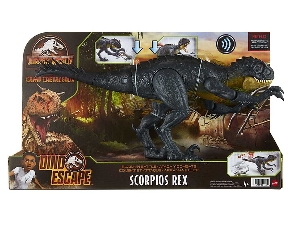 Jurassic world dino squartatore hbt41-0